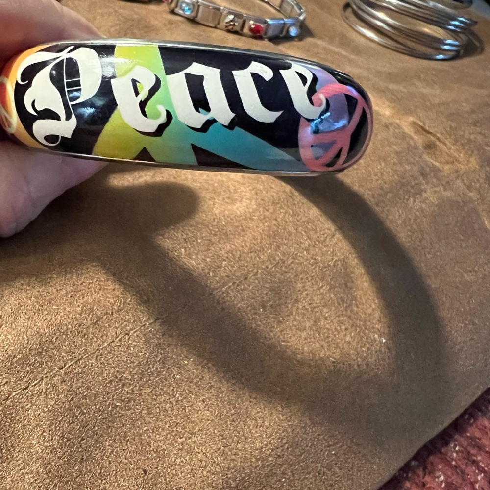 Peace Decorative Cuff- Multicolor